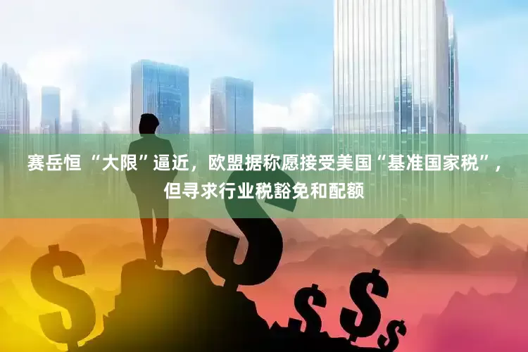 赛岳恒 “大限”逼近，欧盟据称愿接受美国“基准国家税”，但寻求行业税豁免和配额