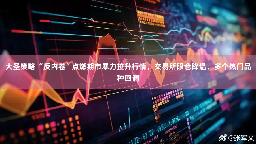 大圣策略 “反内卷”点燃期市暴力拉升行情，交易所限仓降温，多个热门品种回调